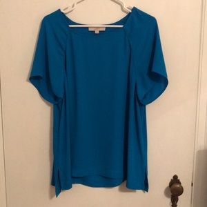 Blue Ann Taylor loft extra large blouse.